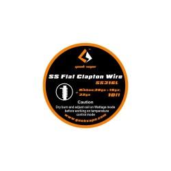 SS316 Flat Clapton Wire Ribbon